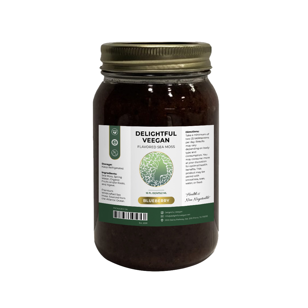 Blueberry Flavored Sea Moss